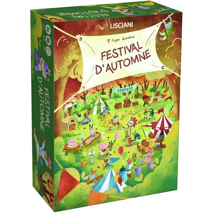 Autumn Clash - Strategic Card Game - LISCIANI - Forest Setting