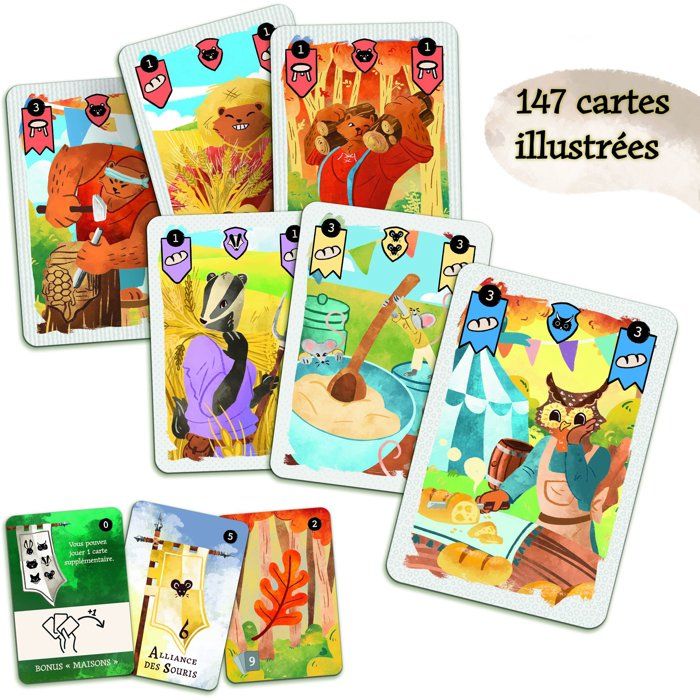 Autumn Clash - Strategic Card Game - LISCIANI - Forest Setting