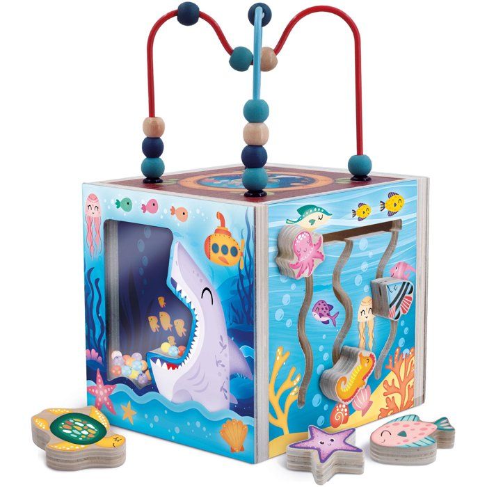 Play and Learn Sensory Cube - Multi-Activity Cube - LISCIANI - Underwater World