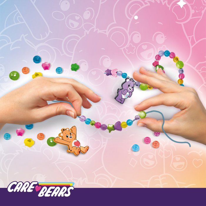 Creative Jewelry Box - LISCIANI - Care Bears - Beads and Charms - Built-in Mirror - Convenient Storage