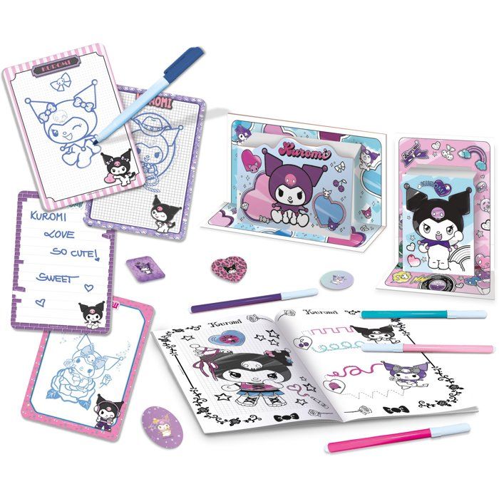 Coloring and Drawing School Backpack - LISCIANI - Kuromi - Creative Activities - Convenient Size