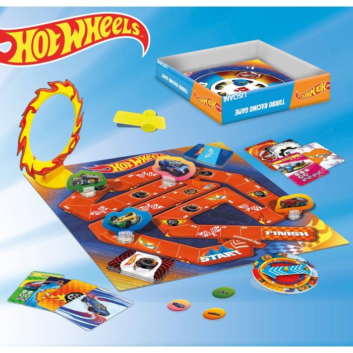 Hot Wheels High-Speed Jump - Board Game - LISCIANI - Car Racing