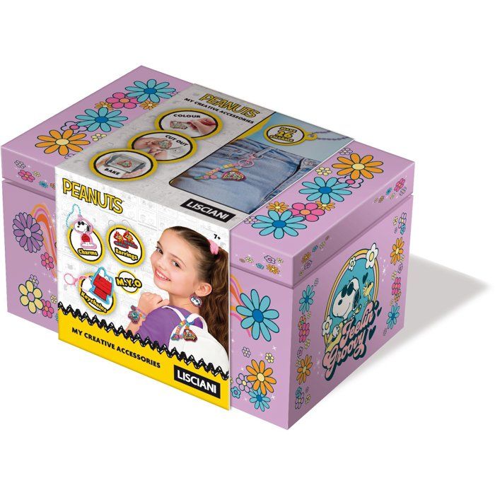 Peanuts Create Your Own Jewelry Charms - Creative Jewelry Kit - LISCIANI - Thermoforming - Personalized Charms
