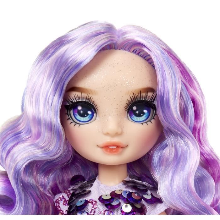 Rainbow High Fashion Doll with Slime Kit and Pet - Purple (Purple) - 11" Glitter Doll with Slime Kit