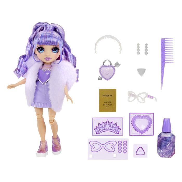 Rainbow High Crystal Mannequin Doll 27 cm - Purple