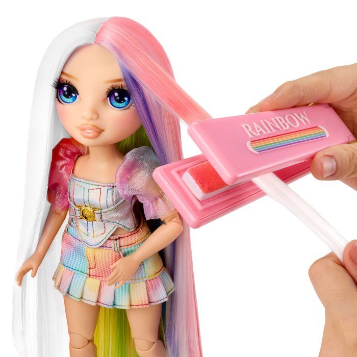 Rainbow High - Hair Studio - Amaya - 27 cm Doll - Accessories Included - Customize the doll's hair -
