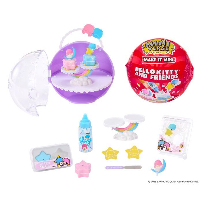 MINIVERSE-247746-EUC-MGA's Miniverse - Make It Mini SANRIO Hello Kitty Series 4 in PDQ