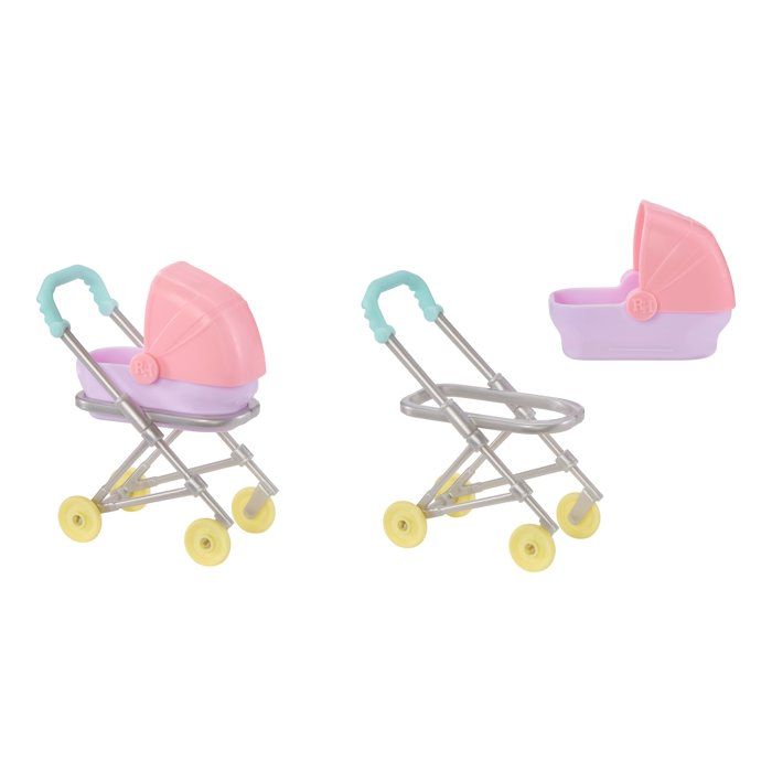Junior High Babysitters  Amaya - 23 cm Doll - Baby, Stroller, Bassinet, Bottle, Comb, Outfit, and Accessories