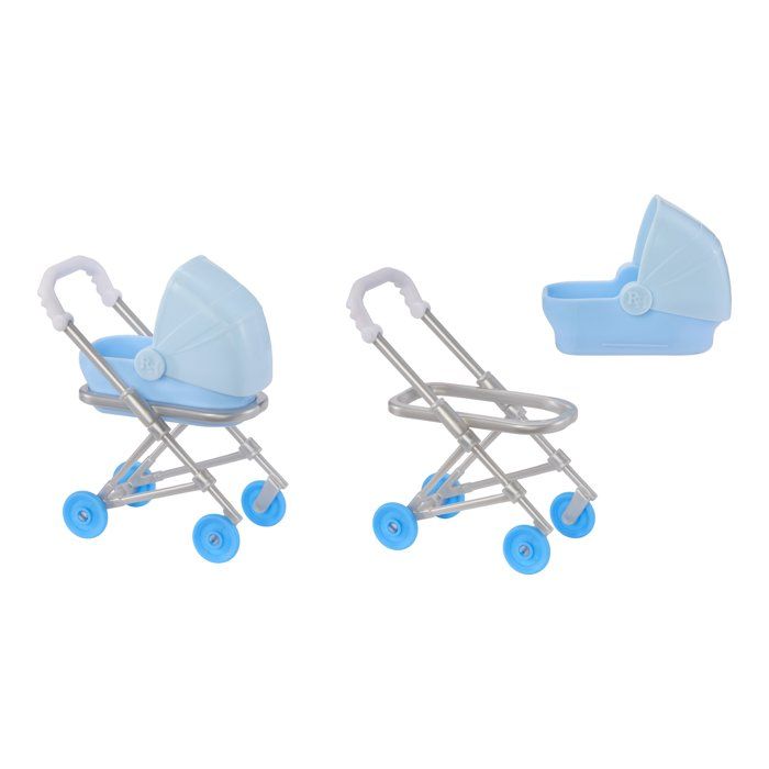 Junior High Babysitters  Skyler - 23 cm Doll - Baby, Stroller, Bassinet, Bottle, Comb, Outfit, and Accessories