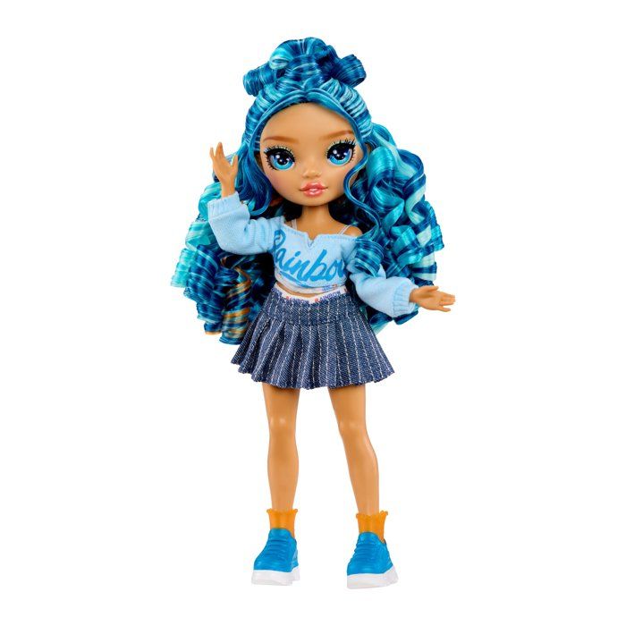 Junior High Babysitters  Skyler - 23 cm Doll - Baby, Stroller, Bassinet, Bottle, Comb, Outfit, and Accessories