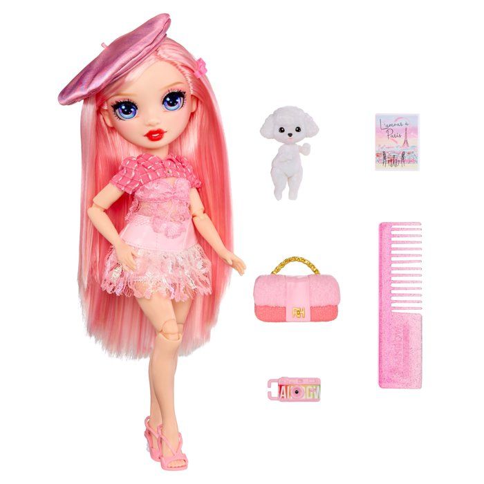 Rainbow High - Pretty in Paris - Bella - Fashion Doll - 27 cm - Accessories and Animals Included
