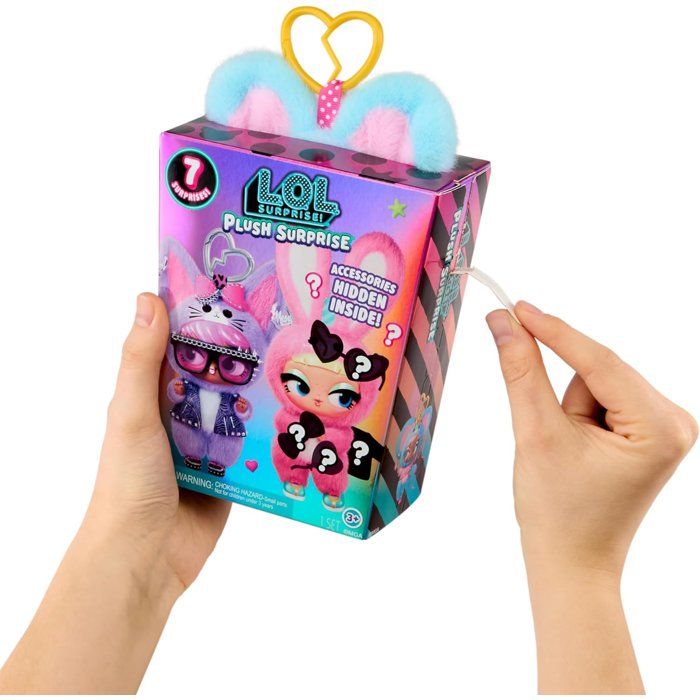 L.O.L. Surprise! Plush Surprise - Plush Toy with 7 Surprises Included - Keychain - 6 Collectible Designs - Ages 4 and up