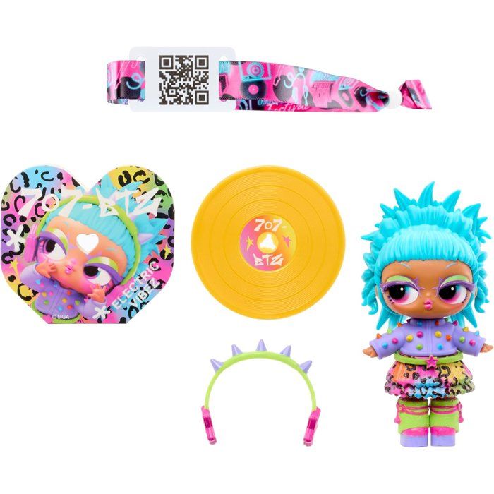 L.O.L. Surprise! Music Festival - Doll - Vinyl Record and Accessories - Includes 7 Surprises - 8 Random Collectible Designs