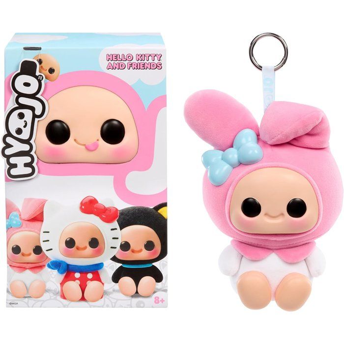Hyojo - Melody - Hello Kitty and Friends Series - Collectible Squishy Plush Toys - Keychain