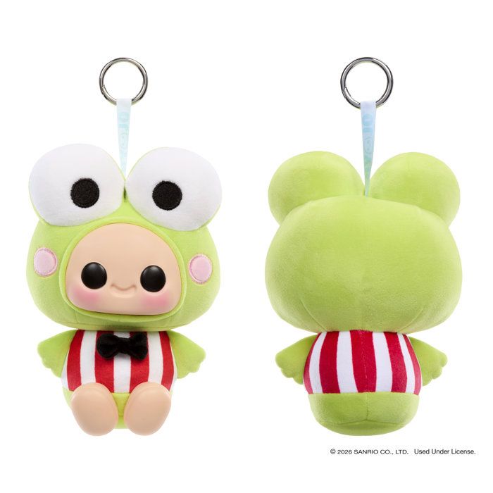 Hyojo - Keroppi - Hello Kitty and Friends Series - Collectible Squishy Plush Toys - Keychain