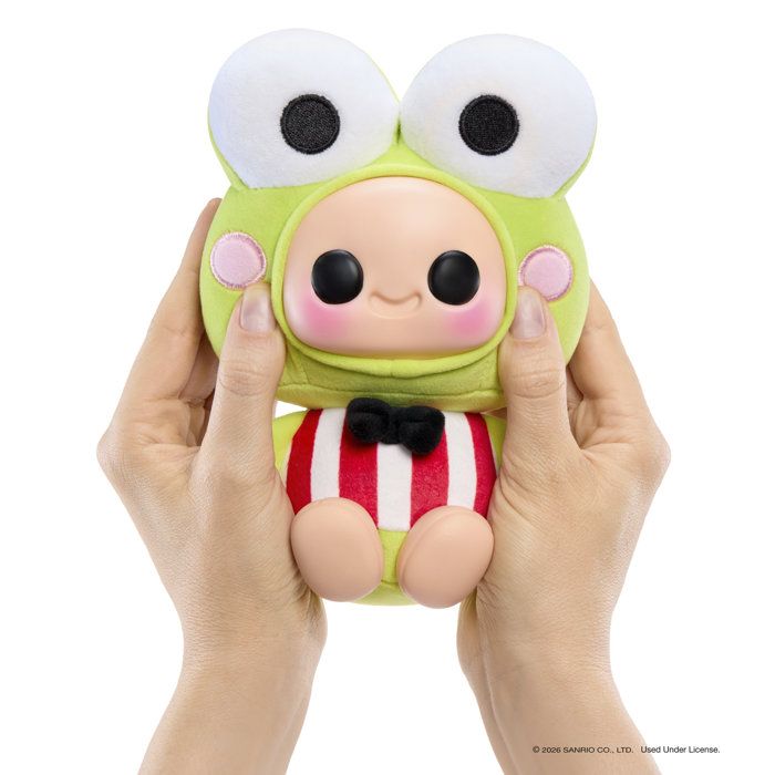 Hyojo - Keroppi - Hello Kitty and Friends Series - Collectible Squishy Plush Toys - Keychain