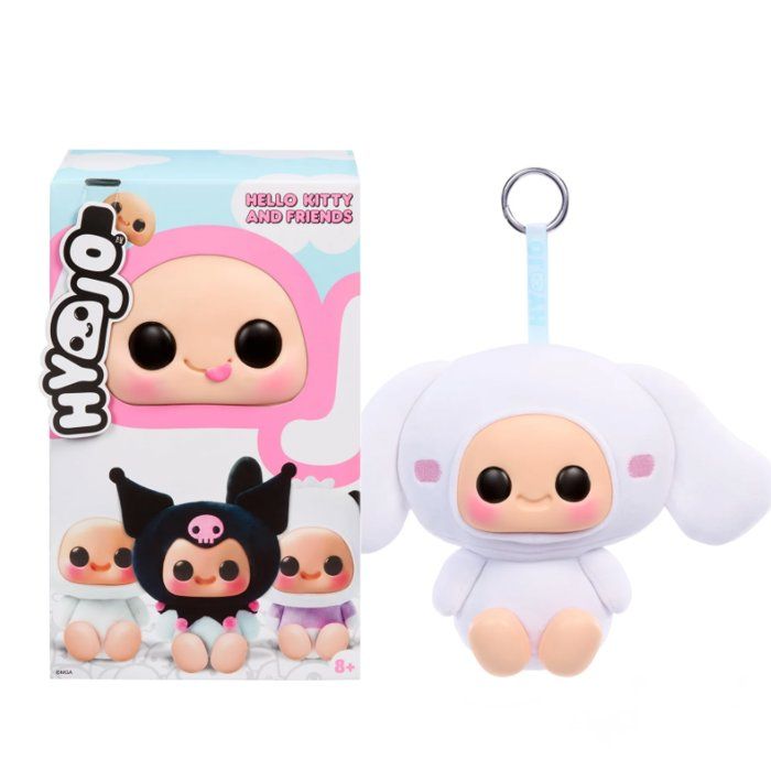 Hyojo - Cinnamoroll - Hello Kitty and Friends Series - Collectible squishy plush toys - Keychain
