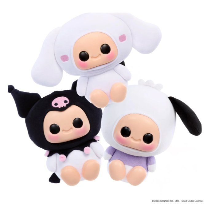 Hyojo - Cinnamoroll - Hello Kitty and Friends Series - Collectible squishy plush toys - Keychain