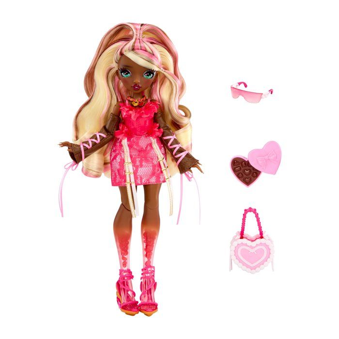 MirrorMi - Fashion Doll - Amora Valentina - 27 cm Doll - Accessories Included