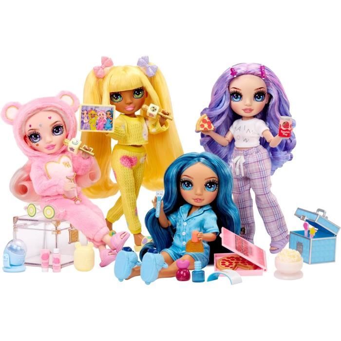 Junior High Pajama Party - 22 cm articulated fashion doll - Sunny (Yellow) - Many accessories - from 4 years