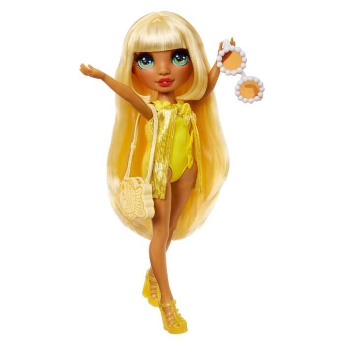 Rainbow High Swim & Style - Jointed fashion doll 27 cm - Sunny (Yellow) - Swimsuit + Pareo - from 4 years