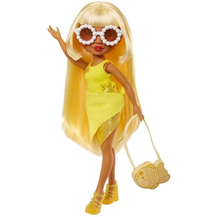 Rainbow High Swim & Style - Jointed fashion doll 27 cm - Sunny (Yellow) - Swimsuit + Pareo - from 4 years