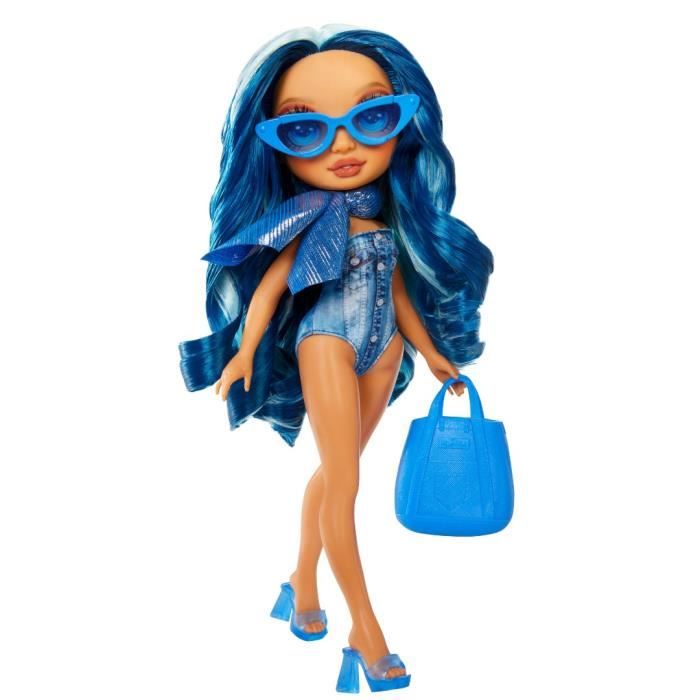 Rainbow High Swim & Style - Jointed fashion doll 27 cm - Skyler (Blue) - Swimsuit + Pareo - from 4 years