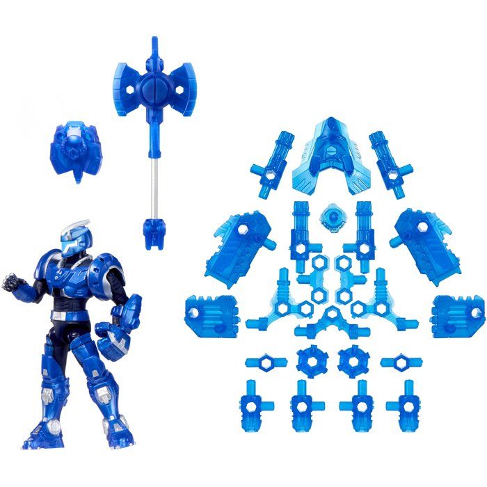 Armorsaurs  - TJ - Triceratops Rider - 9.5 cm Figure - Interchangeable Armor - Transformable Accessory - Ages 6 and up