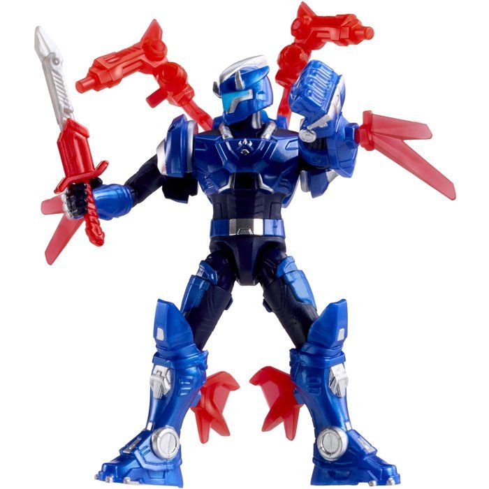 Armorsaurs  - TJ - Triceratops Rider - 9.5 cm Figure - Interchangeable Armor - Transformable Accessory - Ages 6 and up