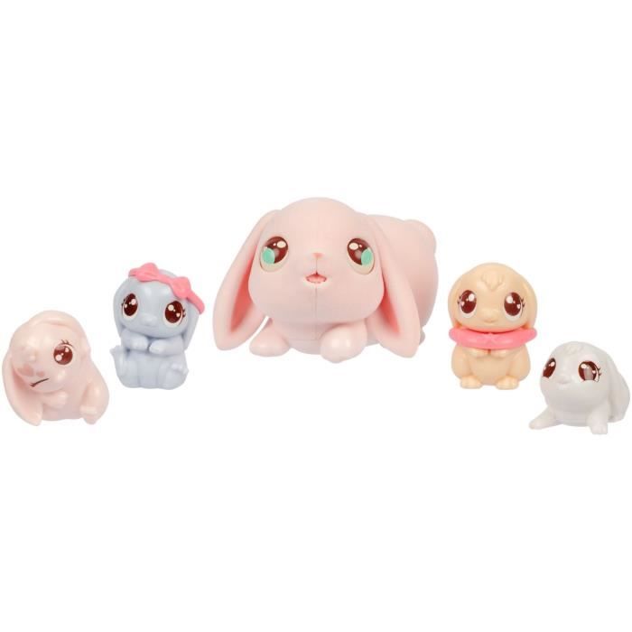 Playset - LITTLE LIVE PETS - Mama Surprise Rabbits - Babies Included - Customizable Accessories