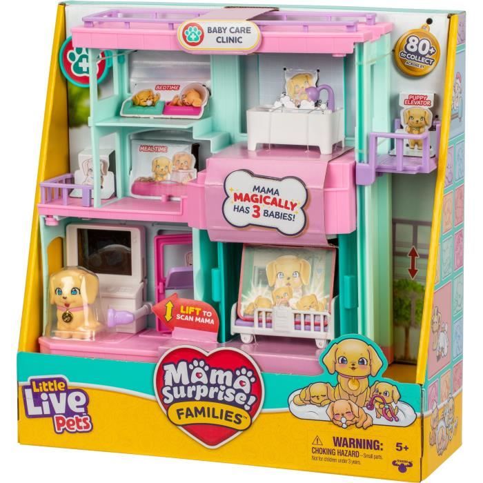 Vet Clinic - LITTLE LIVE PETS - Mama Surprise - Accessories Included - Magical Birth