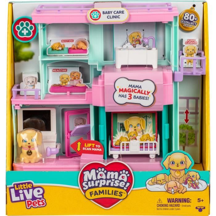 Vet Clinic - LITTLE LIVE PETS - Mama Surprise - Accessories Included - Magical Birth