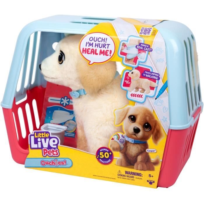 Plush Toy - LITTLE LIVE PETS - My Dog Ouchies - Ages 5 and up