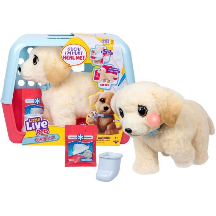 Plush Toy - LITTLE LIVE PETS - My Dog Ouchies - Ages 5 and up