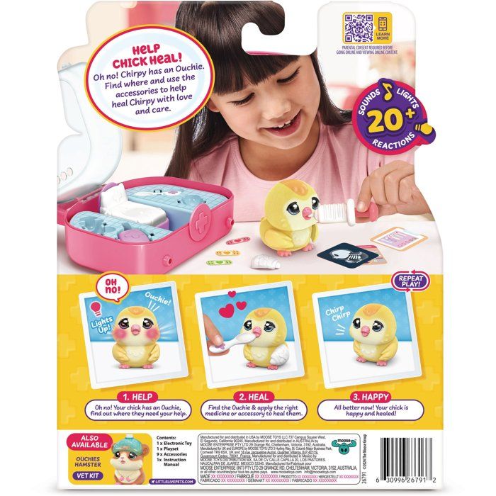 Veterinary Kit - LITTLE LIVE PETS - Ouchies Chick - Care - Accessories