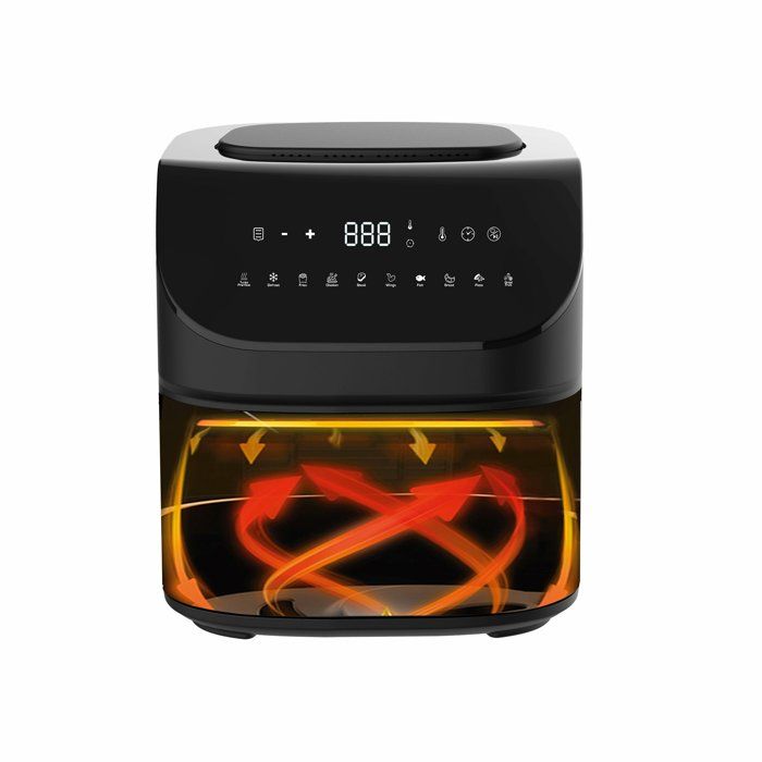 Diet fryer - LITTLE BALANCE - Crousty light XL - 7 L - 1600 W - 10 programs - Black