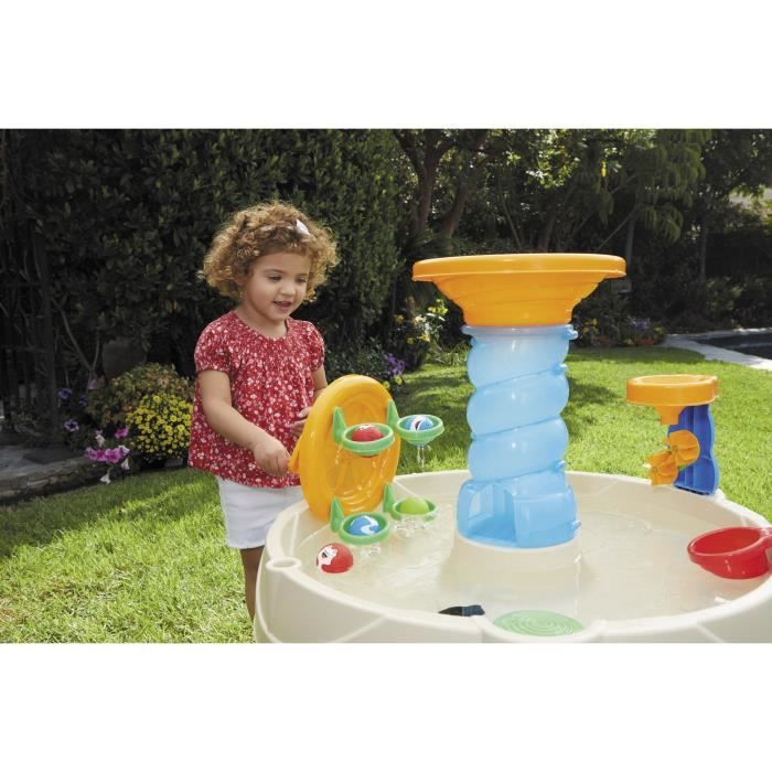 Blue Water Play Table - LITTLE TIKES - Spiral Water Table - PVC - Waterwheels