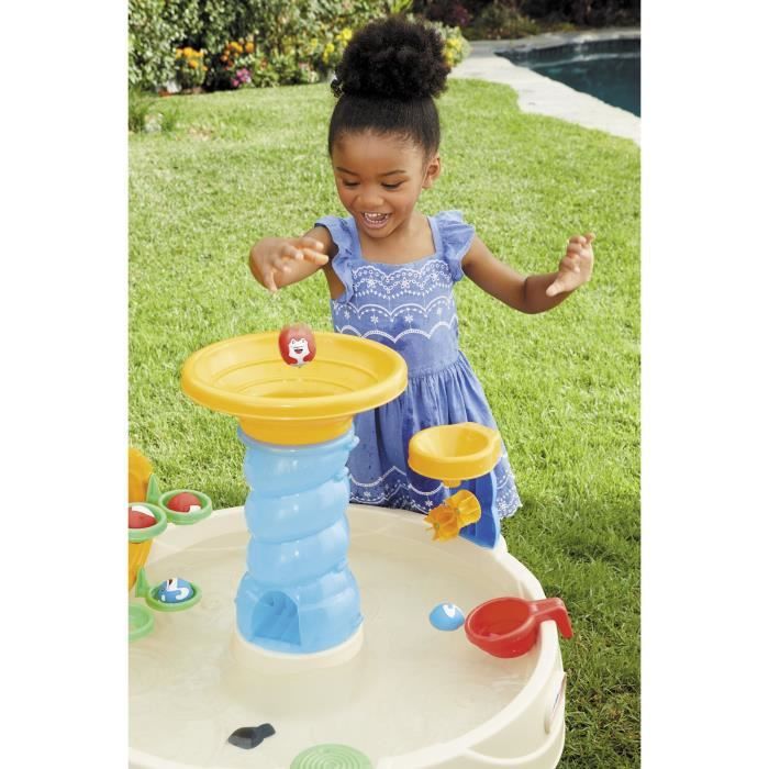 Blue Water Play Table - LITTLE TIKES - Spiral Water Table - PVC - Waterwheels