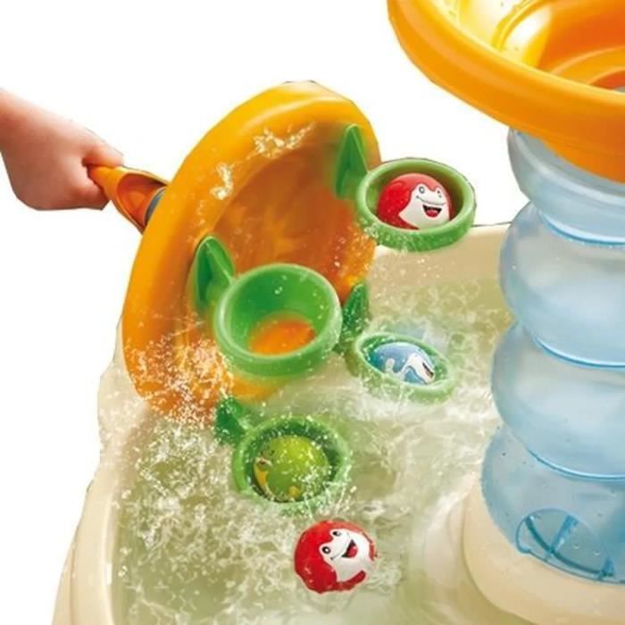 Blue Water Play Table - LITTLE TIKES - Spiral Water Table - PVC - Waterwheels