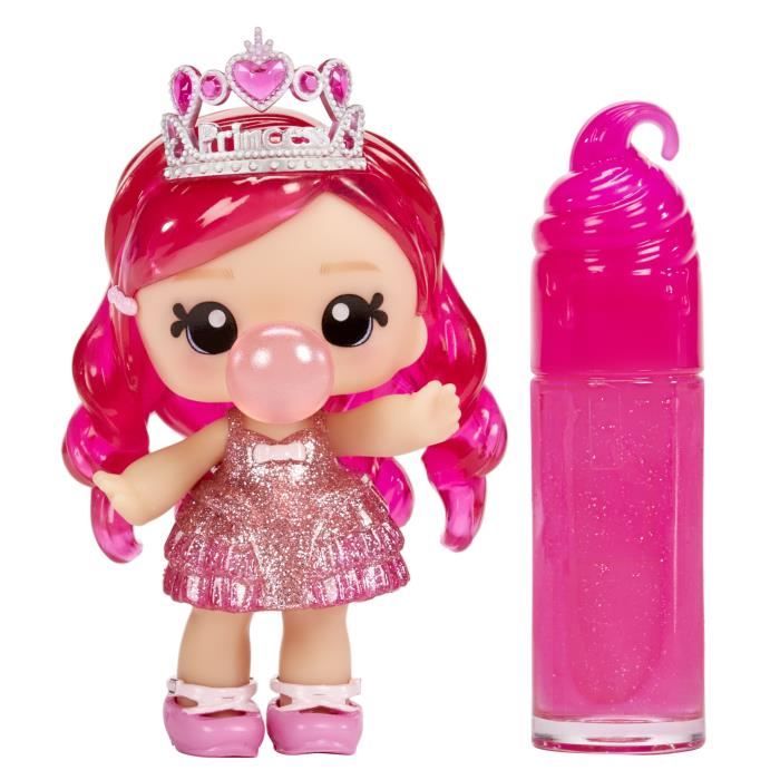 Yummiland - 1 10 cm doll and a glittery gloss to create - Bianca - Chewing Gum flavor - From 4 years old