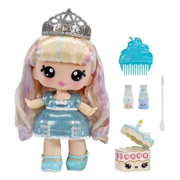 Yummiland - Large 25 cm doll to style and cuddle - Pet + scented lip balm - Callie - From 4 years old