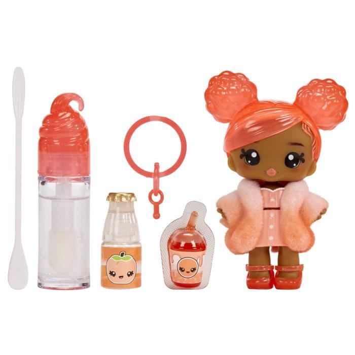 Yummiland - 1 10 cm doll and a glittery gloss to create - Piper - Goût Peche - From 4 years old