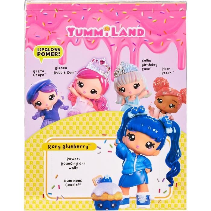 Yummiland - Large 25 cm doll to style and cuddle - Pet + scented lip balms - Rory - From 4 years old
