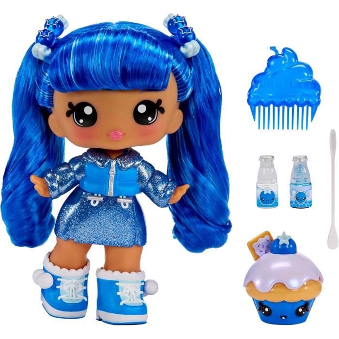 Yummiland - Large 25 cm doll to style and cuddle - Pet + scented lip balms - Rory - From 4 years old