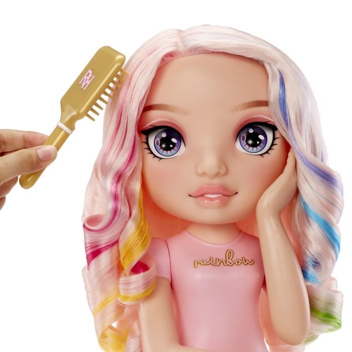 Rainbow High - Bella Styling Head - 33cm - Color Nails and Hair - Use the Products for You - Ages 4 and Up