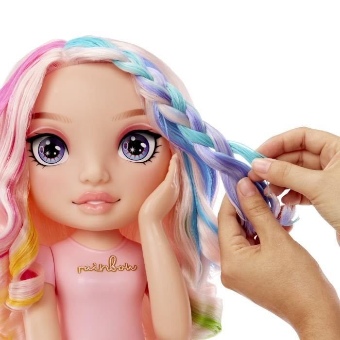 Rainbow High - Bella Styling Head - 33cm - Color Nails and Hair - Use the Products for You - Ages 4 and Up