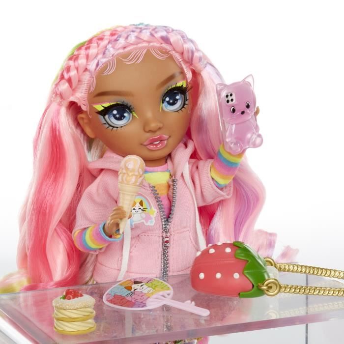 Rainbow High - Sparkle & Shine - 27cm fashion doll - Pink - Liquid glitter legs - Ages 4 and up