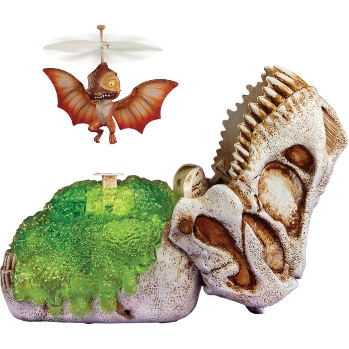 GrossMos Flying - Discover your flying dinosaur - Orange - 3 models to collect