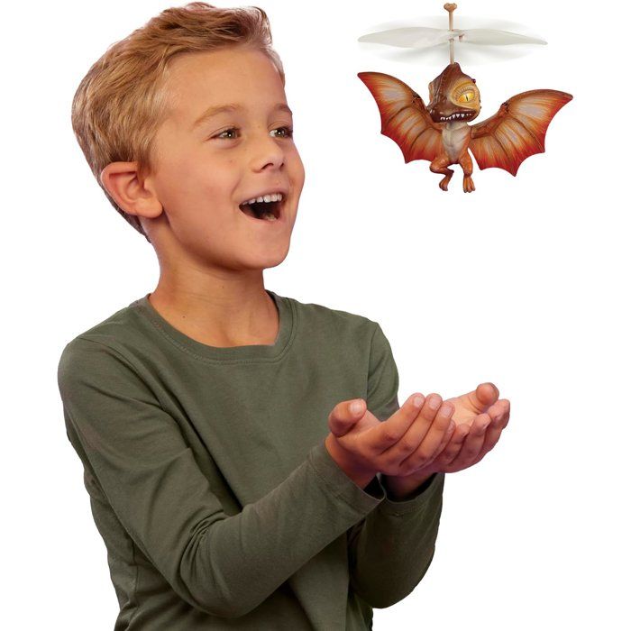 GrossMos Flying - Discover your flying dinosaur - Orange - 3 models to collect