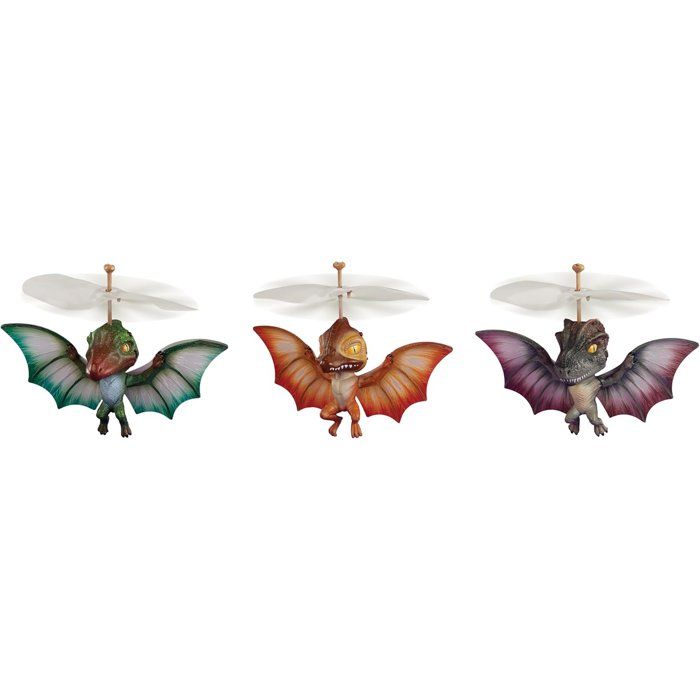 GrossMos Flying - Discover your flying dinosaur - Orange - 3 models to collect